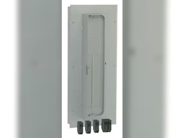 Lot 49-5436222 - GE 200 Amp 32-Space 64-Circuit Main Lug Indoor Load Center Contractor Kit. Model # TLM3220C64GK. Unu...