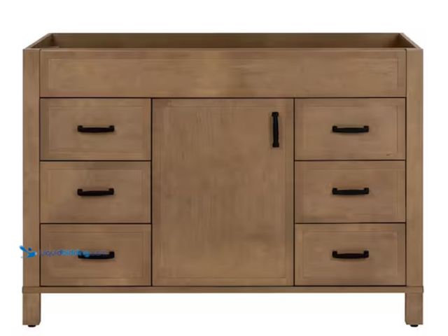 Lot 49-2005744 - Home Decorators Collection Winsome 48 in. Freestanding Bath Vanity Cabinet without Top in Sand, Mode...