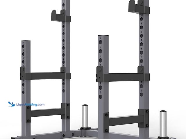Lot 49-5483995 - PASYOU Adjustable Power Rack, Multifunction Squat Rack Heavy-Duty Stand, Weight Rack Stand with Spot...