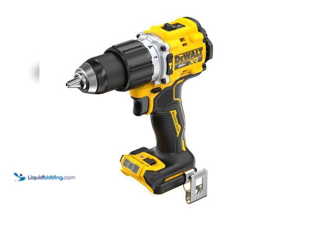 Lot 49-3614947 - DeWalt 20V XR Brushless Cordless 1/2 in. Hammer Drill (Tool-Only) - Slightly used condition; tested ...