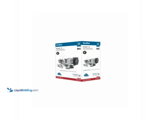Lot 49-1548731 - M&G DURAVENT DuraPlus Chimney Kit, Through-the-Wall, 6-In.
Item #: 6DP-KOUT by DuraVent Model #6624...