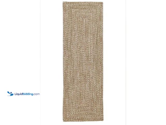 Lot 49-1569668 - Colonial Mills Siena Multi Braided Rug - Moss Green 2'x12', Model # B0DS6DZDP4, Unused.  Ref#AMABLU0...