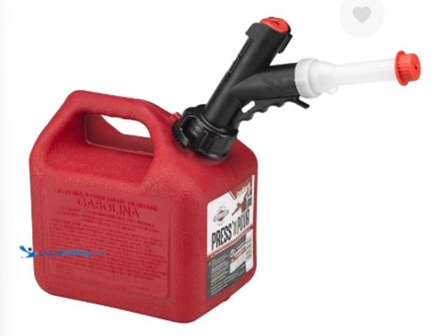 Lot 49-5484431 - Briggs & Stratton® GarageBOSS™ Press ’N Pour Gas Cans (2pack) New