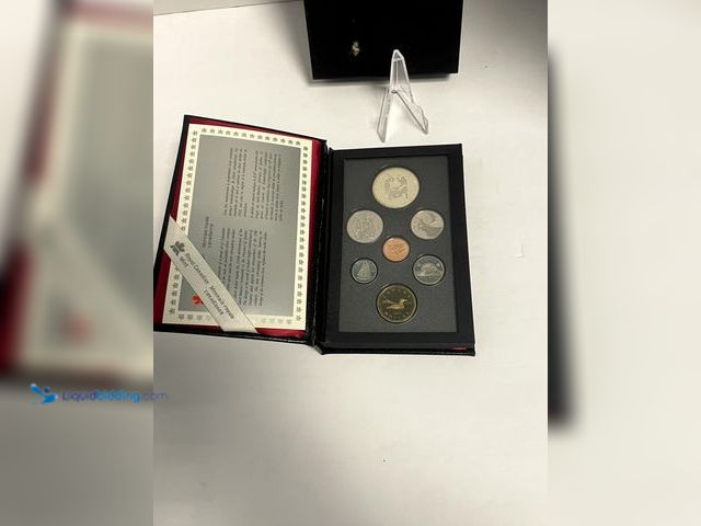 Lot 49-910555 - 1988 Royal Canadian Mint Double Dollar Proof Set – St. Maurice Ironworks Commemorative This 1988 Roy...