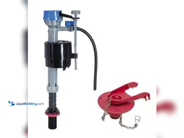 Lot 49-5441284 - Qty 3. Fluidmaster PerforMAX Universal High Performance Toilet Fill Valve and 2 in. Flapper Repair K...