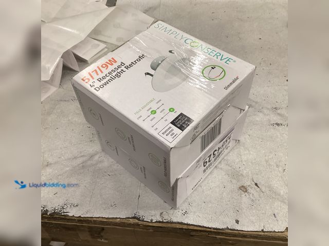 Lot 49-3564329 - Simply Conserve
4 in. Wattage and CCT Selectable LED Recessed Downlight Retrofit Unused