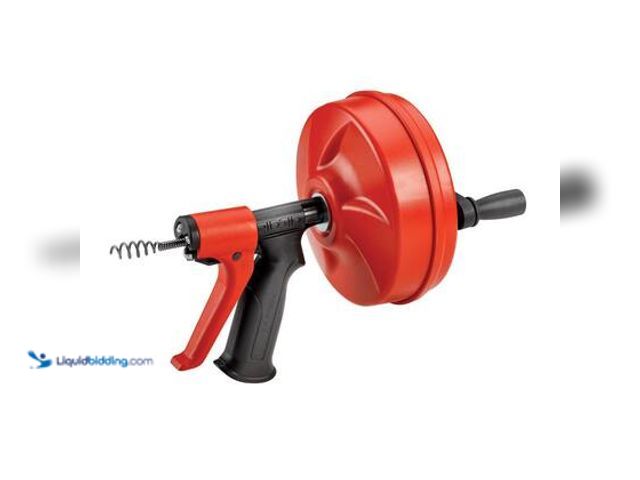 Lot 49-5539866 - RIDGID Power Spin+ 1/4 in. x 25 ft. Hybrid Drain Cleaning Snake Auger (Manual or Cordless Drill Oper...