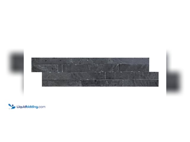 Lot 49-5520639 - Approx 60sq.ft. 
 MSI
Premium Black Splitface Ledger Panel 6 in. x 24 in. Splitface Slate Wall Til...