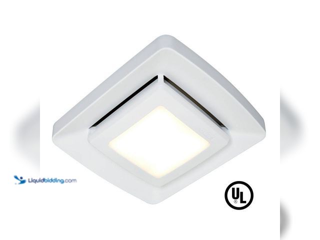 Lot 49-5440075 - Broan-NuTone
Quick Installation Bathroom Exhaust Fan Replacement Grille/Cover with LED Light Unused