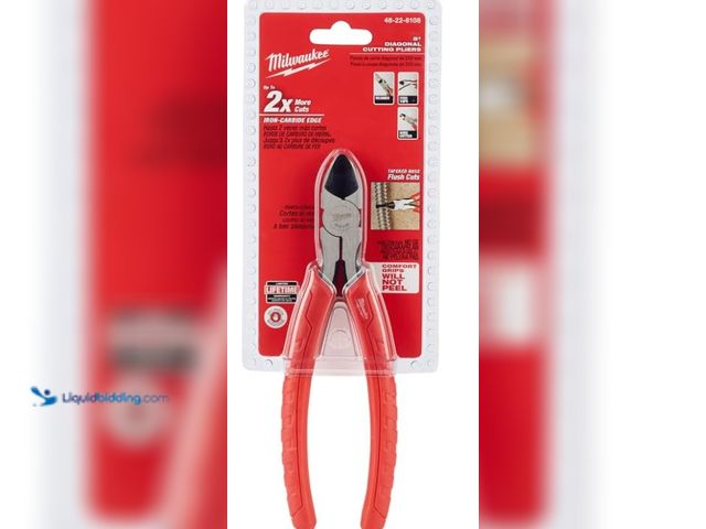 Lot 49-1514987 - Lot of 2 Milwaukee 8 in. Diagonal Cutting Pliers Model #48-22-6108, New  Ref#AHDPA0717