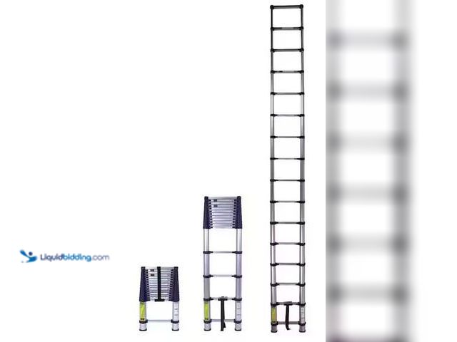 Lot 49-5478367 - XTEND+CLIMB
15.5 ft. Aluminum Telescoping Extension Ladder (19.5 Reach Height), 250 lbs. Load Capac...