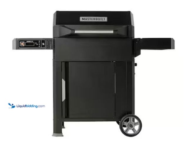 Lot 49-1569174 - Masterbuilt AutoIgnite Series 545 Digital Charcoal Grill and Smoker in Black, Model # MB20041124, Un...
