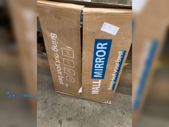 Lot 49-5436310 - LED wall mirror. Unused.   3 ft long x 2 ft wide.