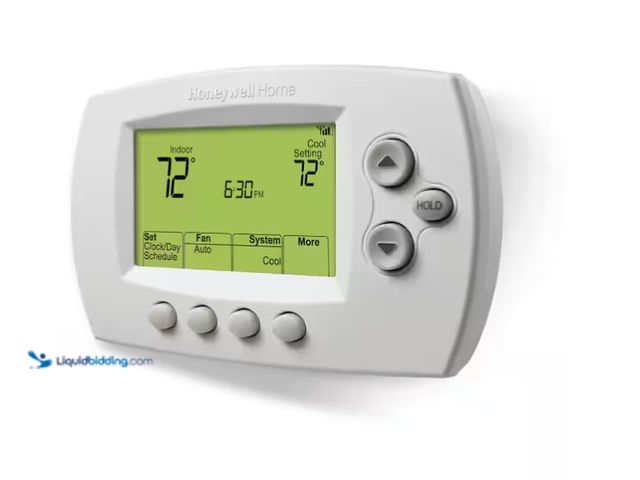 Lot 49-1571684 - Honeywell Home Smart Wi-Fi 7-Day Programmable Thermostat with Digital Backlit Display, Compatible wi...