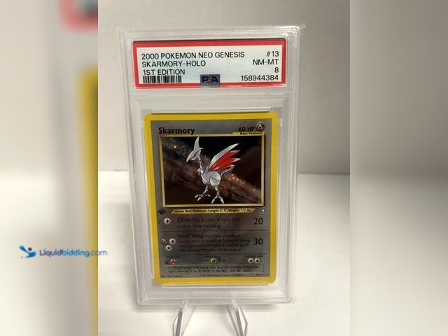 Lot 49-910536 - 2000 Pokemon Neo Genesis 1st Edition #13 Skarmory Holo PSA 8 NM-MT. Ref:COINS0723