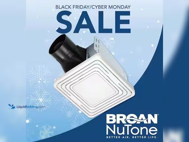 Lot 49-5460351 - Broan-NuTone
Roomside Series, White, 80 CFM, No Cut Roomside Installation with Light, ENERGY STAR, ...