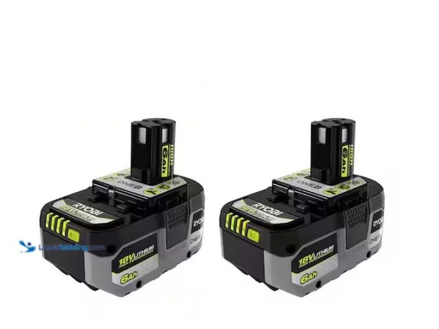 Lot 49-3471640 - RYOBI ONE+ HP 18V HIGH PERFORMANCE Lithium-Ion 6.0 Ah Battery (2-Pack) Model # PBP2007, New.  Ref#SB...