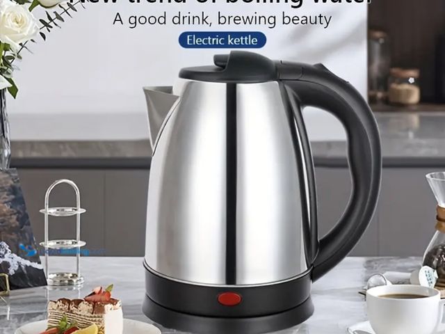 Lot 49-1820394 - New Coffee p Coffee 60.87oz Electric Kettle, 1000W | High-Power Instant Hot Water Kettle with LED In...