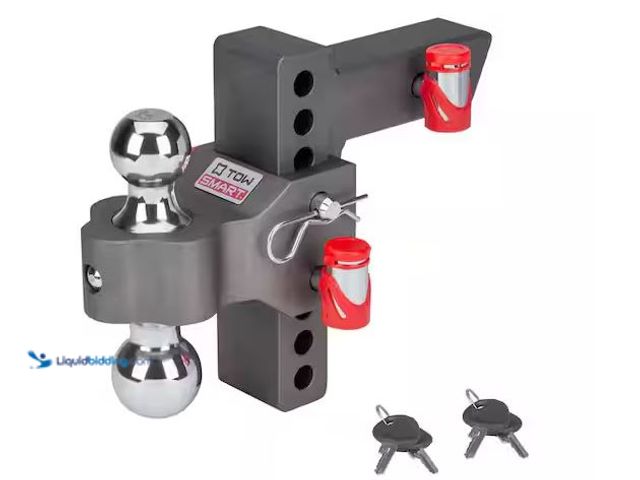 Lot 49-1556667 - TowSmart Class V, 12,500 lbs. 6 in. Drop to 6 in. Rise, Adjustable Trailer Hitch Dual Ball Mount Mod...