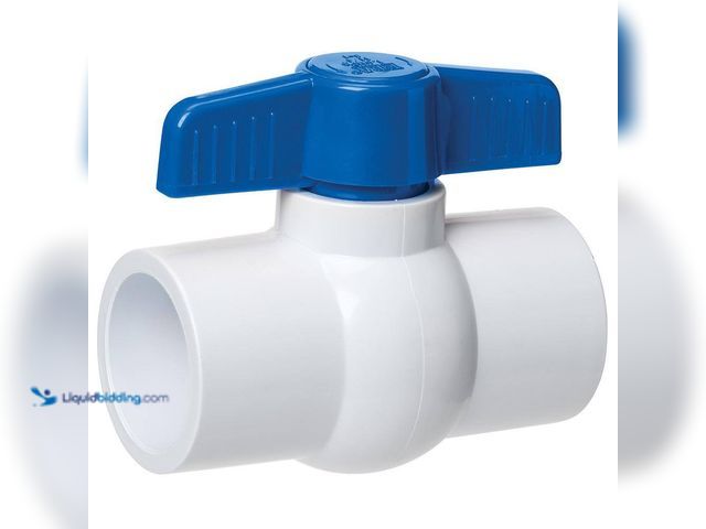 Lot 49-5413786 - HOMEWERKS
4 in. Solvent x 4 in. Solvent Schedule 40 PVC Ball Valve UNUSED