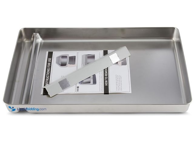 Lot 49-1567715 - COSPARX Stainless Steel Reusable Litter Tray Compatible with Pet safe Scoop-Free Self-Cleaning Cat L...