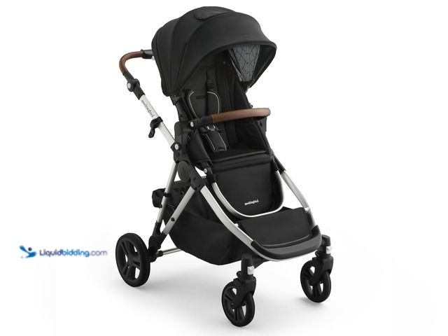 Lot 49-5552779 - Mockingbird Modular Single-to-Double Full Size Stroller 3.0 - Black Windowpane: Adjustable Handle, C...