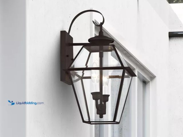 Lot 49-3566116 - Livex Lighting Westover 2 - Light Wall Light in Bronze. Model #847284004030. Unused