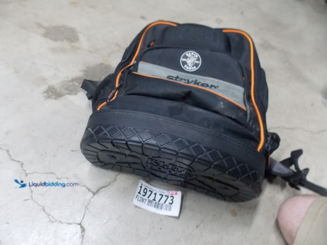 Lot 49-1971773 - Klein Tools Tool Backpack Used In Fair Condition, Does Have Some Ware And Tear, All The Zippers Work...