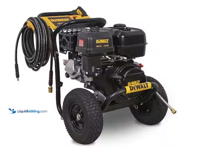 Lot 49-1623541 - DEWALT 4400 PSI 4.0 GPM Gas Pressure Washer with 420cc Engine, Triplex Pump, Commercial Cold Water P...