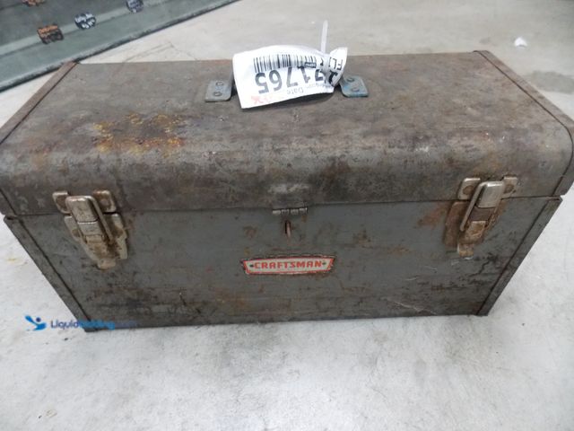 Lot 49-1971765 - 1 Craftsman NV Tool Box With Assorted Hand Tools Craftsman Tool Box Loaded With Assorted Hand Tools,...