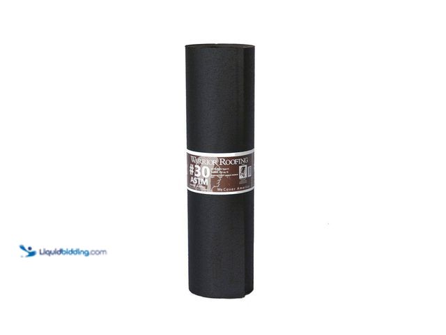 Lot 49-5437720 - Warrior Roofing 36 in x 216 sq. ft Underlayment Deck Protection. [Model # D411-2] Unused