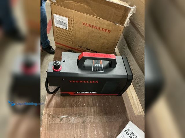 Lot 49-5463610 - YESWELDER CUT-65DS PLUS Plasma Cutter, 65Amp 110V/220V Non-High Frequency Non-Touch Pilot Arc 4-In-1...