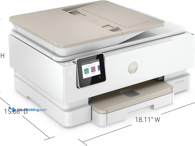 Lot 49-5420314 - HP ENVY Inspire 7958e Wireless All-in-One Color Inkjet Printer, Print, scan, copy, Duplex printing b...