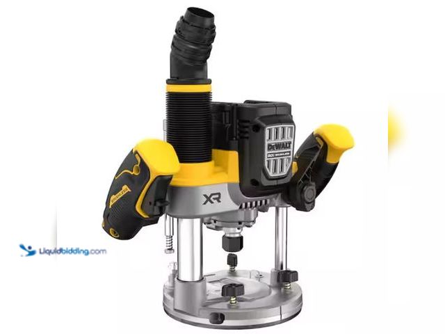 Lot 49-1519184 - DEWALT 20V MAX XR 2-1/4 Peak HP Brushless Cordless Plunge Router (Tool Only), Model # DCW620B, Unuse...