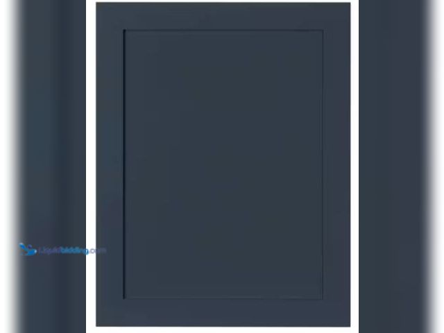 Lot 49-1516606 - Hampton Bay Avondale 24 in. W x 30 in. H Base Cabinet Decorative End Panel in Ink Blue, model # BDEP...