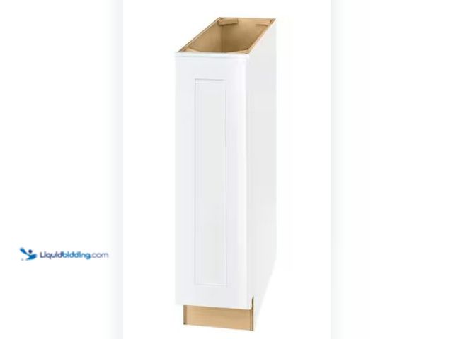 Lot 49-1519252 - Hampton Bay Avondale 9 in. W x 24 in. D x 34.5 in. H Ready to Assemble Plywood Shaker Base Kitchen C...