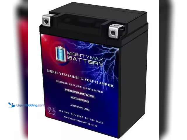 Lot 49-5486173 - MIGHTY MAX BATTERY
YTX14AH 12V 12AH Battery for Polaris 400 All Models '94-'14 Internet # 322002416...