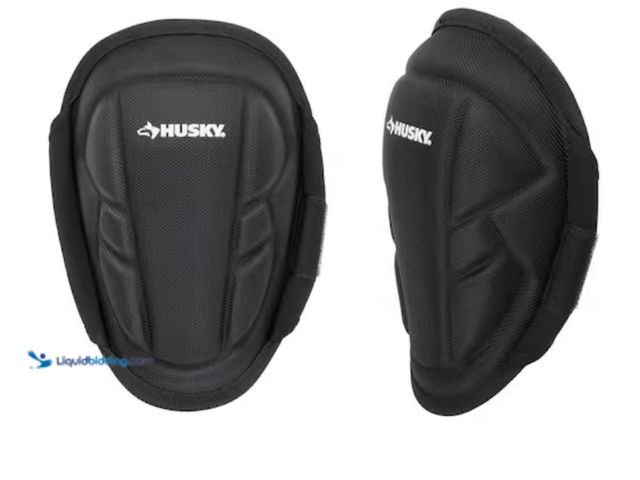 Lot 49-3614510 - Husky Fabric Cap Gel/Foam Non-Marring Knee Pads, Model # 1H-22382-06, Unused.  Ref#BIN0611