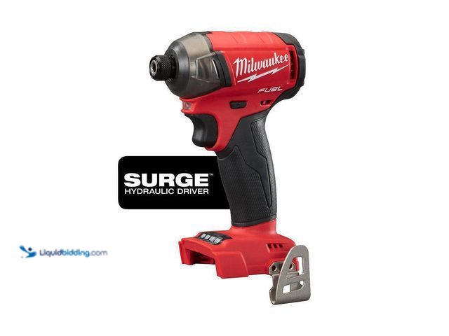 Lot 49-5560186 - Milwaukee
M18 FUEL SURGE 18V Lithium-Ion Brushless Cordless 1/4 in. Hex Impact Driver (Tool-Only). ...