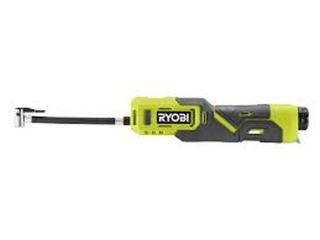 Lot 49-5407191 - RYOBI USB Lithium Cordless Bike and Ball Pump Inflator. Model # FVIF51K. TOOL ONLY Slightly Used