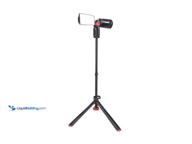 Lot 49-5581922 - Husky 7000 Lumens Portable Corded LED Work Light with Tripod Model # 7901304012 Used Powers On/Works