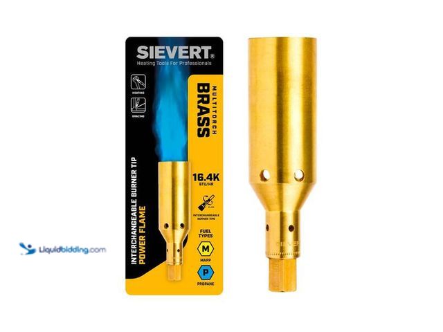 Lot 49-5452357 - SIEVERT
Multi-Torch Brass Interchangeable Power Burner Tip (Fuel Not Included). SKU # 1009870787 It...