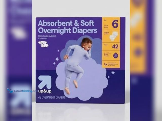 Lot 49-3566920 - Up&Up Baby Disposable Overnight Diapers - Size 6 - 42ct, Factory Sealed