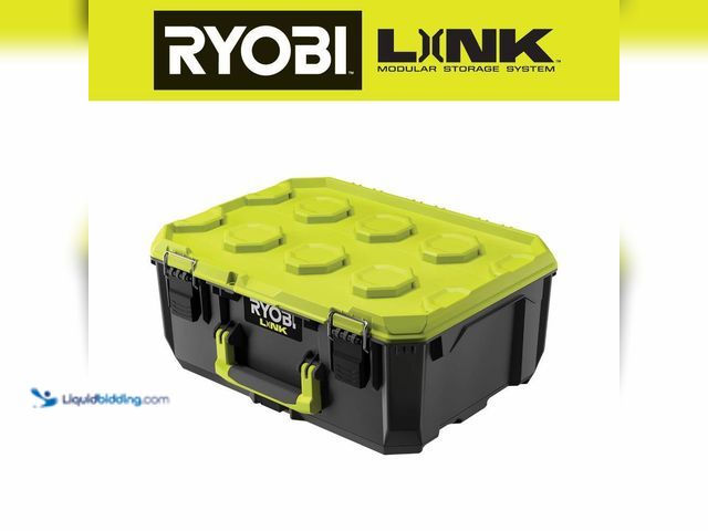 Lot 49-5410476 - RYOBI LINK Medium  Tool Box. [Model # STM102] Used