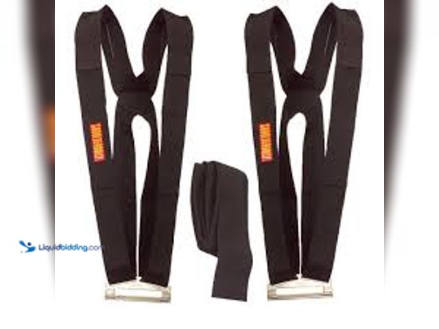 Lot 49-5483890 - QTY 2 - SHOULDER DOLLY ShoulderDolly 12 ft L x 5 in. W Moving Straps for items up to 800 Lb. Model #...