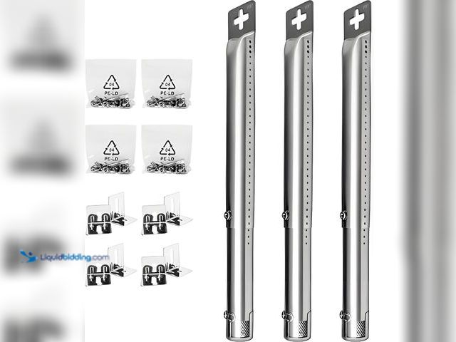 Lot 49-5413626 - Universal Adjustable Stainless Steel Burners (12 inches to 17.5 inches) for Gas Grills from Weber, D...