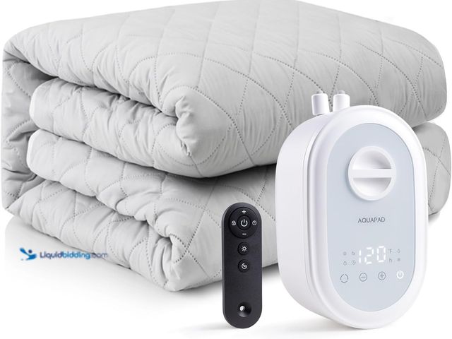 Lot 49-5475896 - AquaPad CozyFlow Mini Water Heated Mattress Pad, 3 YR AquaCare, UL499 Tested, No Electric Wire, All ...