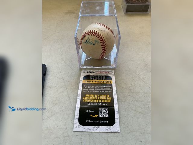 Lot 49-1977827 - Other DETROIT TIGERS SUPERSTAR JOSE VALVERDE AUTOGRAPHED BASEBALL WITH JSA COA #COINS0723