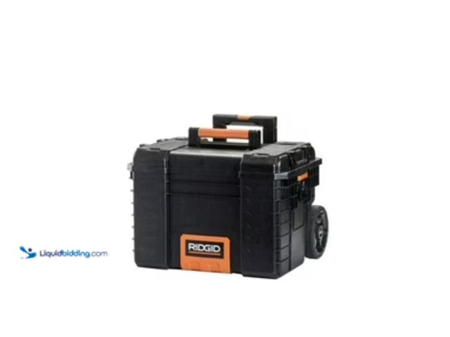 Lot 49-5543854 - 22 in. Pro Gear Cart Tool Box in Black. Model #1000544233. Used.
