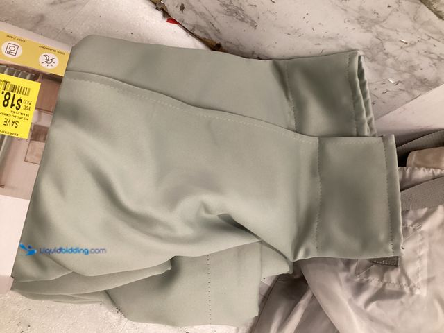 Lot 49-5551746 - Nicetown Blackout Curtains 52 x 95 in (Green) Unused, Dusty